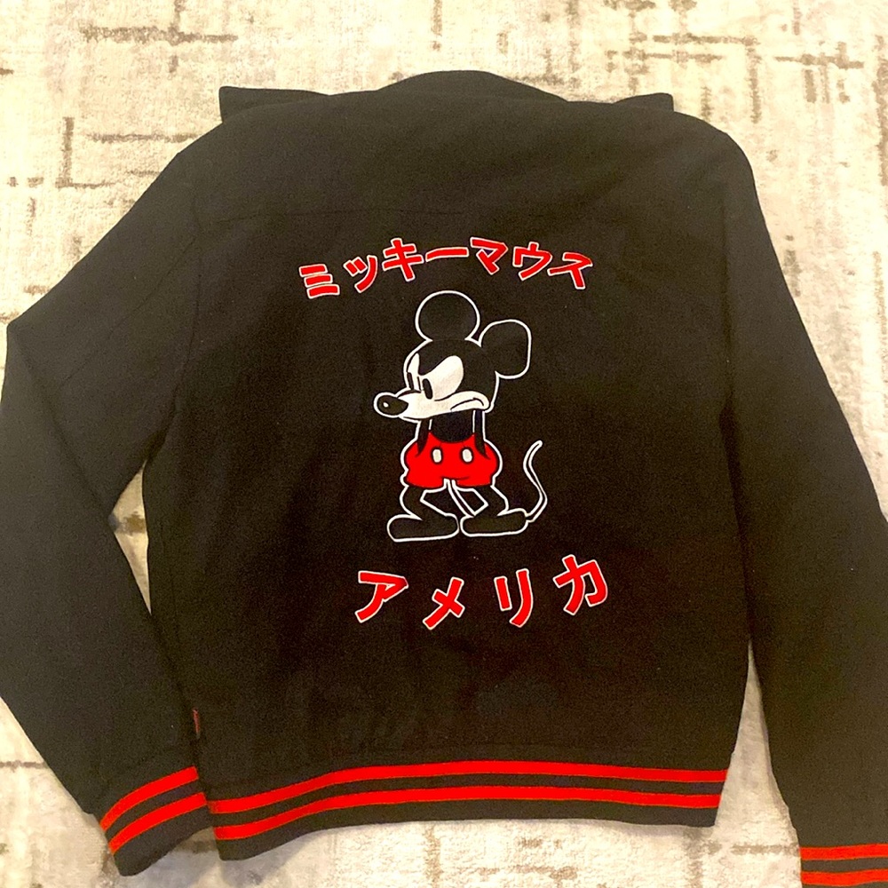 Disney x Forever 21 Mickey Mouse Wool Blend Varsity Jacket Sz L